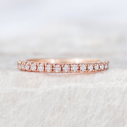 0.37 CT Round Full Eternity Lab Grown Diamond Wedding Band