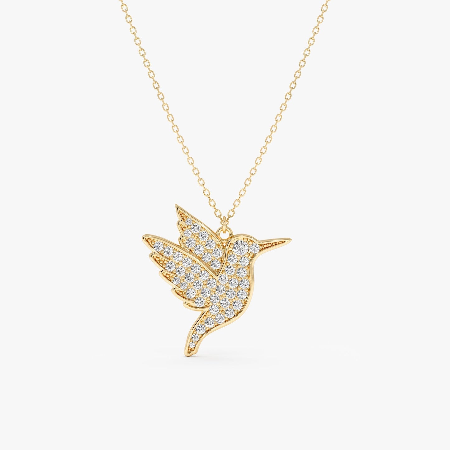 1.0 CT Round Bezel Solitaire Lab Grown Diamond Necklace