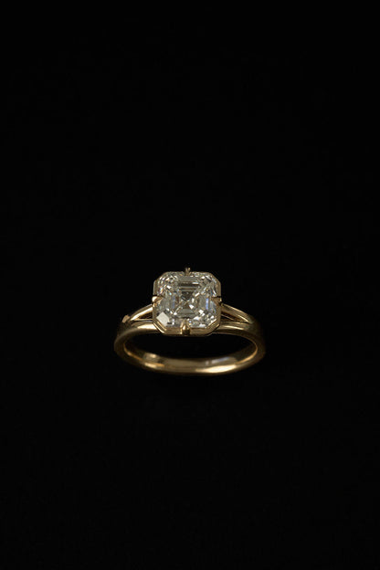 2 CT Round Three Stones Lab Grown Diamond Engagement Ring