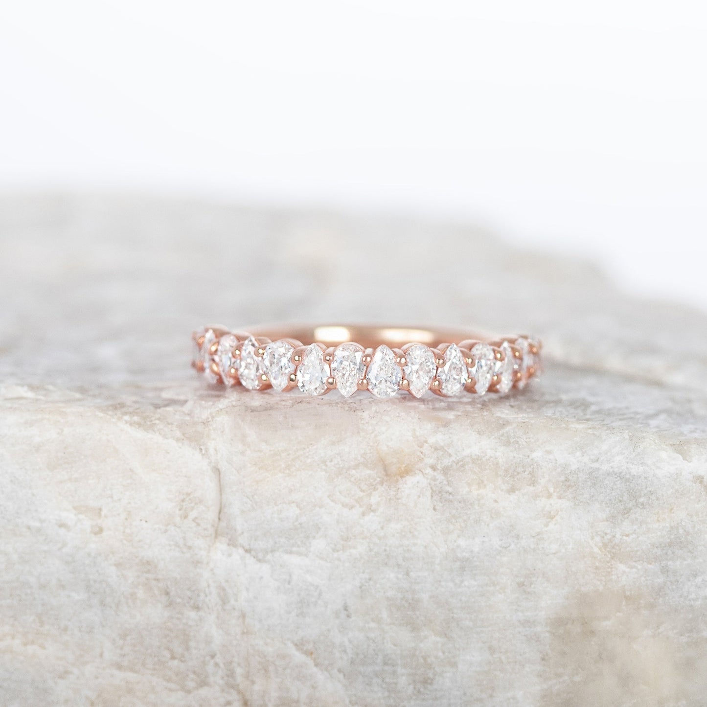 0.37 CT Round Full Eternity Lab Grown Diamond Wedding Band