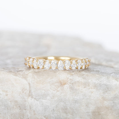 0.37 CT Round Full Eternity Lab Grown Diamond Wedding Band
