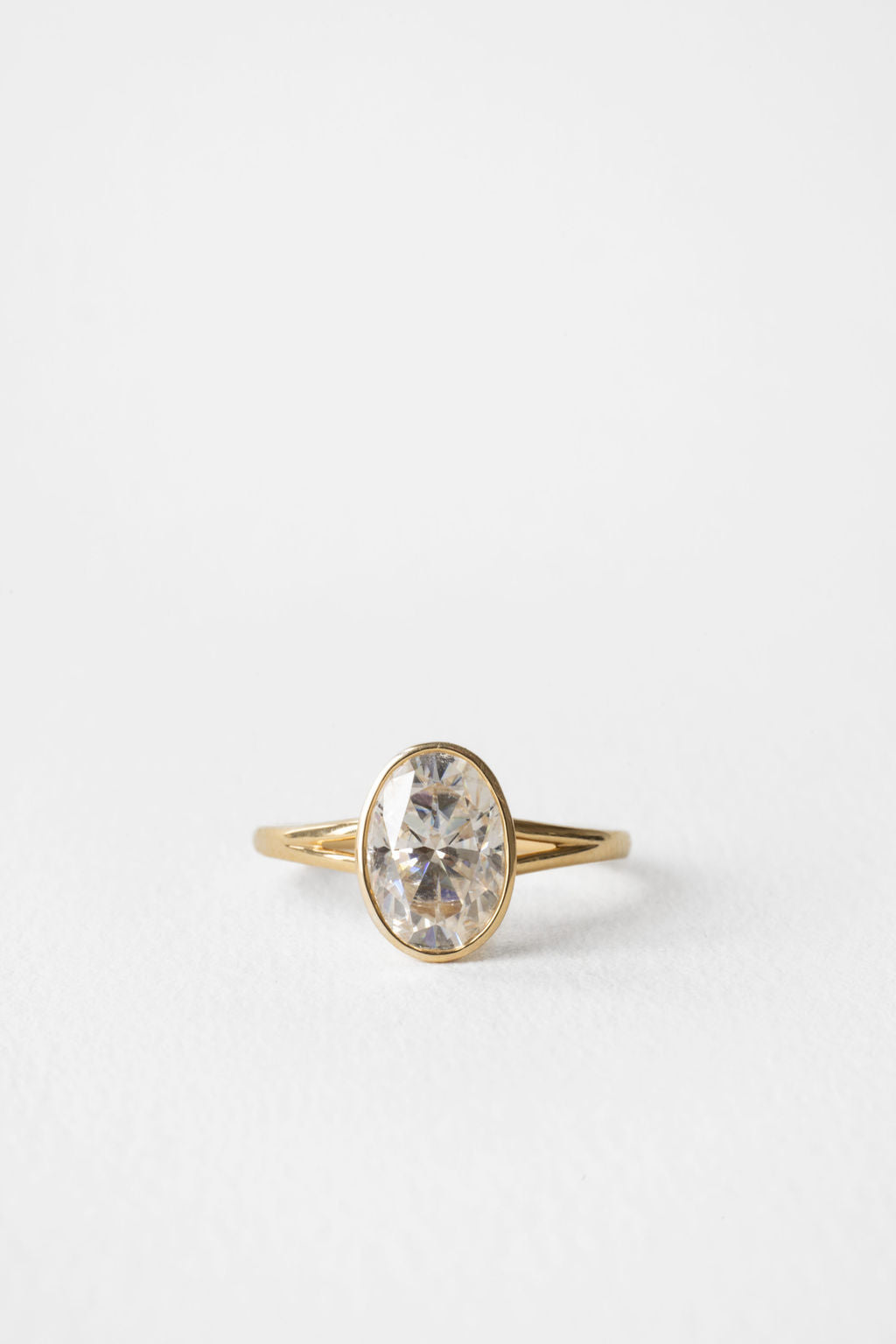 2 CT Round Three Stones Lab Grown Diamond Engagement Ring