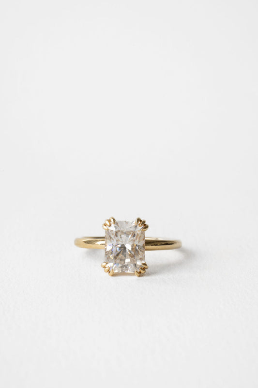 2 CT Round Three Stones Lab Grown Diamond Engagement Ring