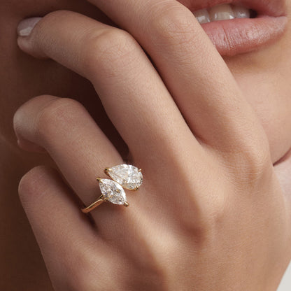 Round Halo, Pave & Split Shank Engagement Ring – 1.93 CT Lab Grown Diamond