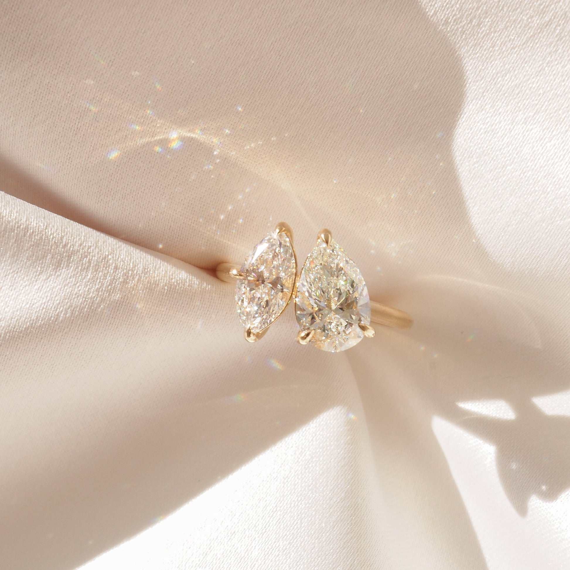 Round Halo, Pave & Split Shank Engagement Ring – 1.93 CT Lab Grown Diamond