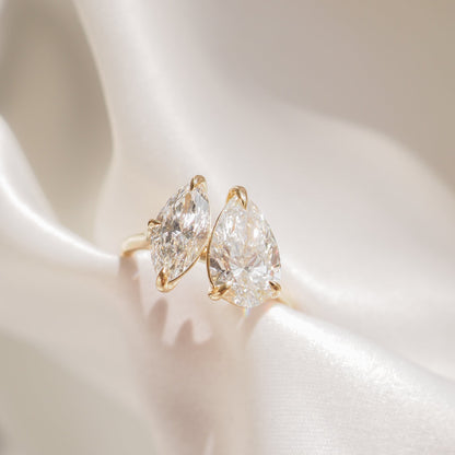 Round Halo, Pave & Split Shank Engagement Ring – 1.93 CT Lab Grown Diamond