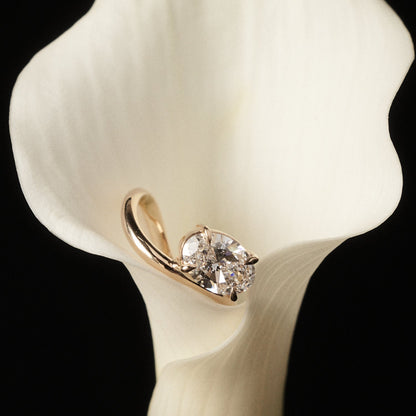 Round Halo, Pave & Split Shank Engagement Ring – 1.93 CT Lab Grown Diamond