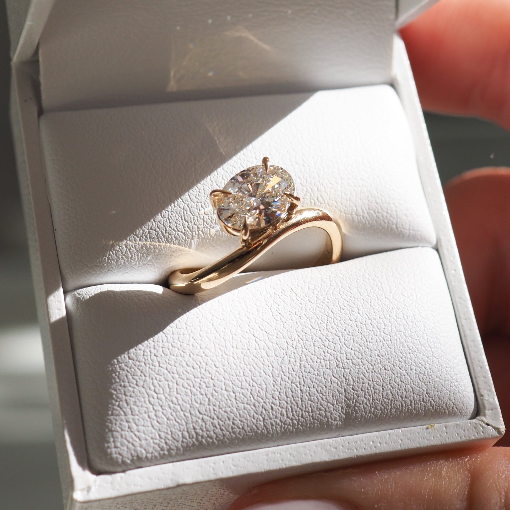 Round Halo, Pave & Split Shank Engagement Ring – 1.93 CT Lab Grown Diamond