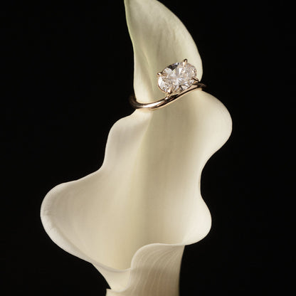 Round Halo, Pave & Split Shank Engagement Ring – 1.93 CT Lab Grown Diamond