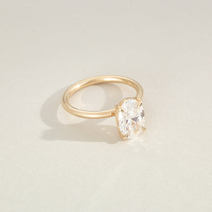 Round Halo, Pave & Split Shank Engagement Ring – 1.93 CT Lab Grown Diamond