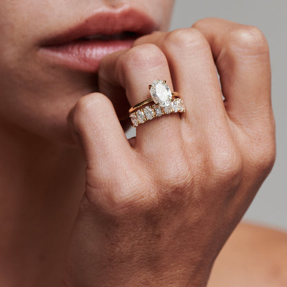 Round Halo, Pave & Split Shank Engagement Ring – 1.93 CT Lab Grown Diamond