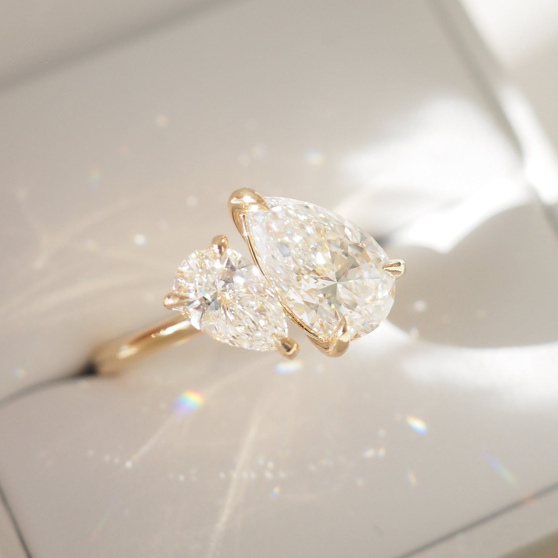 Round Halo, Pave & Split Shank Engagement Ring – 1.93 CT Lab Grown Diamond