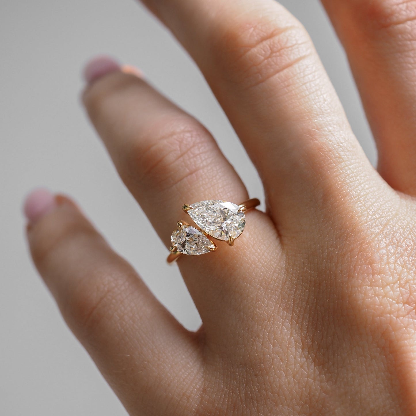 Round Halo, Pave & Split Shank Engagement Ring – 1.93 CT Lab Grown Diamond