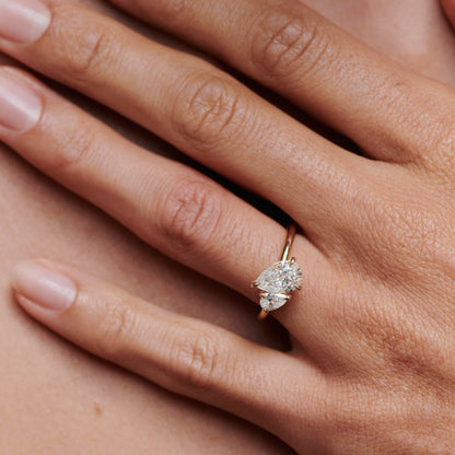 Round Halo, Pave & Split Shank Engagement Ring – 1.93 CT Lab Grown Diamond