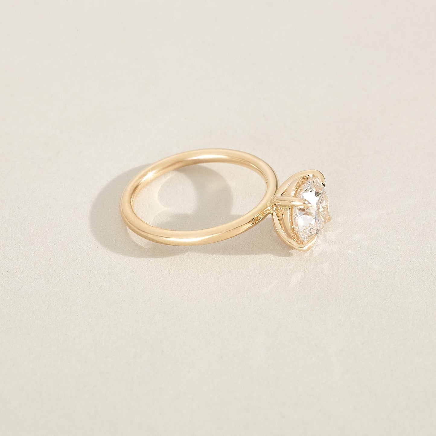 Round Halo, Pave & Split Shank Engagement Ring – 1.93 CT Lab Grown Diamond