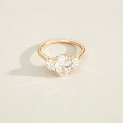 Round Halo, Pave & Split Shank Engagement Ring – 1.93 CT Lab Grown Diamond