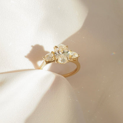 Round Halo, Pave & Split Shank Engagement Ring – 1.93 CT Lab Grown Diamond