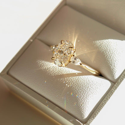 Round Halo, Pave & Split Shank Engagement Ring – 1.93 CT Lab Grown Diamond