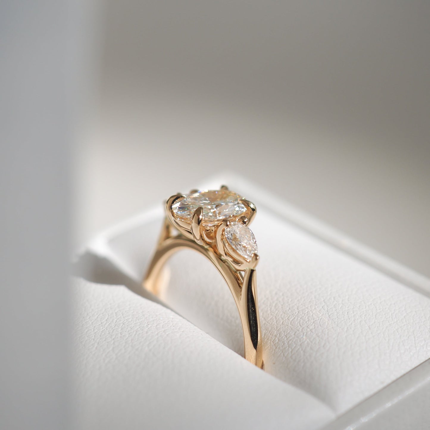 Round Halo, Pave & Split Shank Engagement Ring – 1.93 CT Lab Grown Diamond