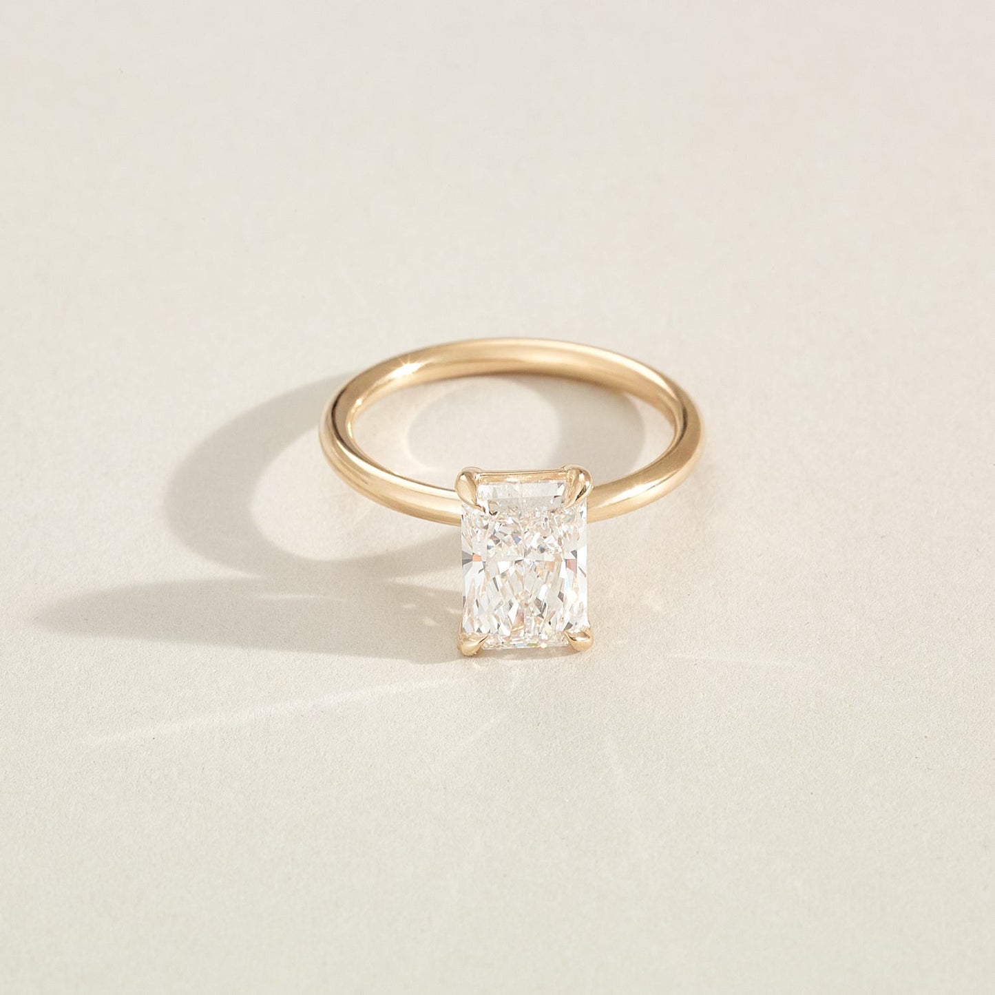 Round Halo, Pave & Split Shank Engagement Ring – 1.93 CT Lab Grown Diamond