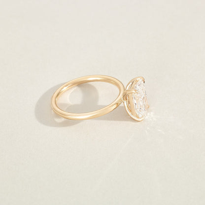 Round Halo, Pave & Split Shank Engagement Ring – 1.93 CT Lab Grown Diamond