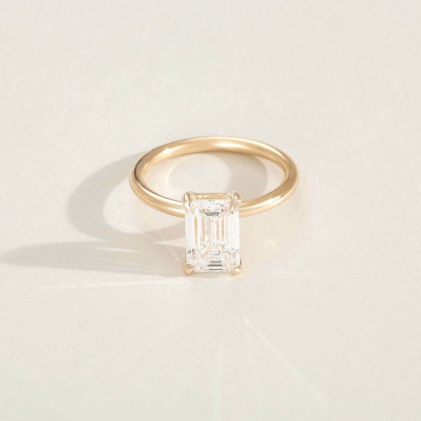 Round Halo, Pave & Split Shank Engagement Ring – 1.93 CT Lab Grown Diamond