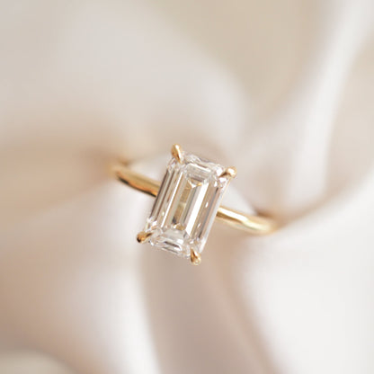 Round Halo, Pave & Split Shank Engagement Ring – 1.93 CT Lab Grown Diamond