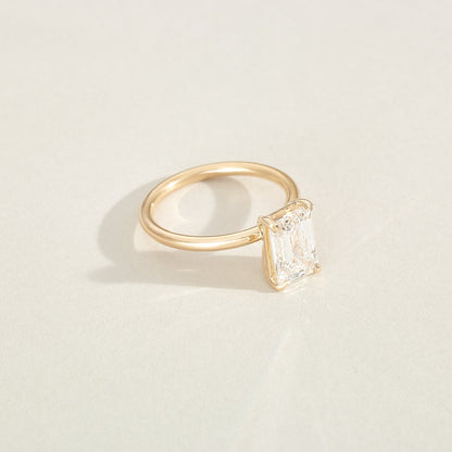 Round Halo, Pave & Split Shank Engagement Ring – 1.93 CT Lab Grown Diamond
