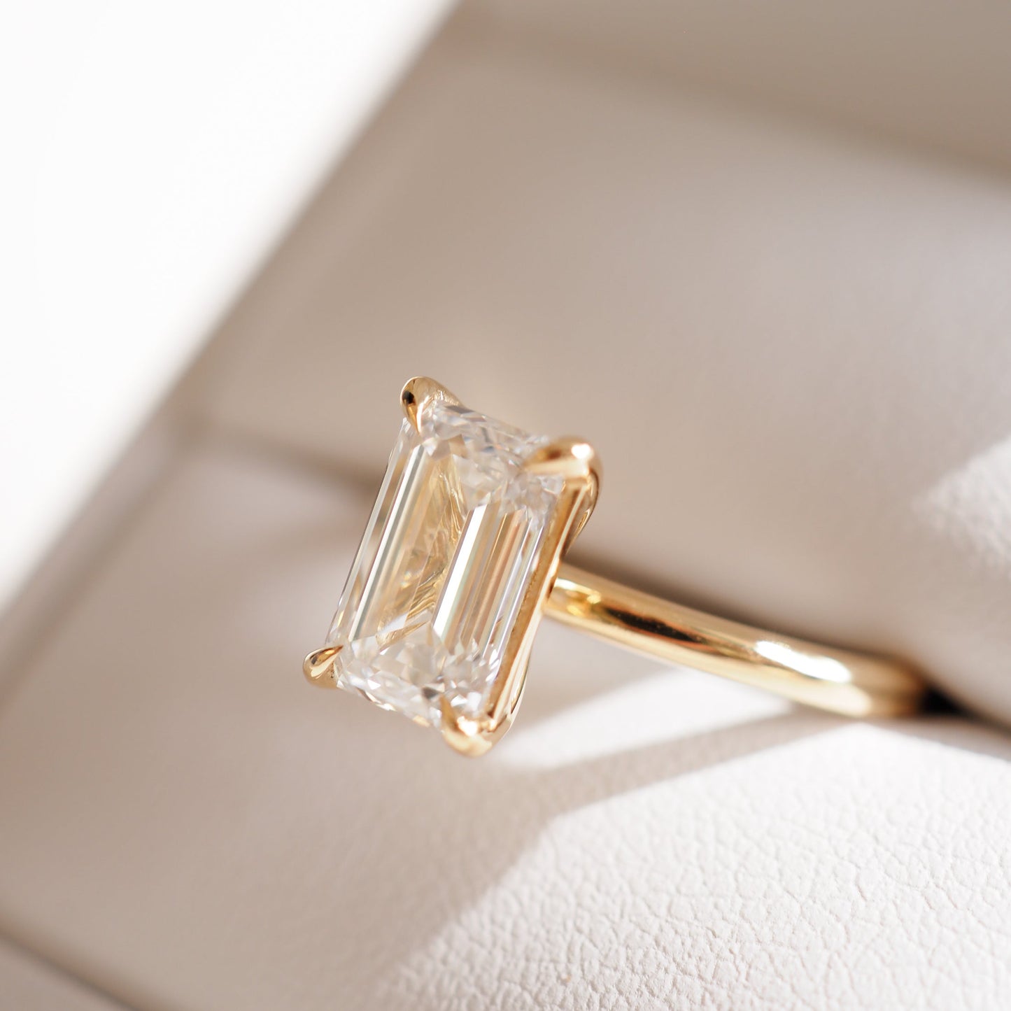 Round Halo, Pave & Split Shank Engagement Ring – 1.93 CT Lab Grown Diamond