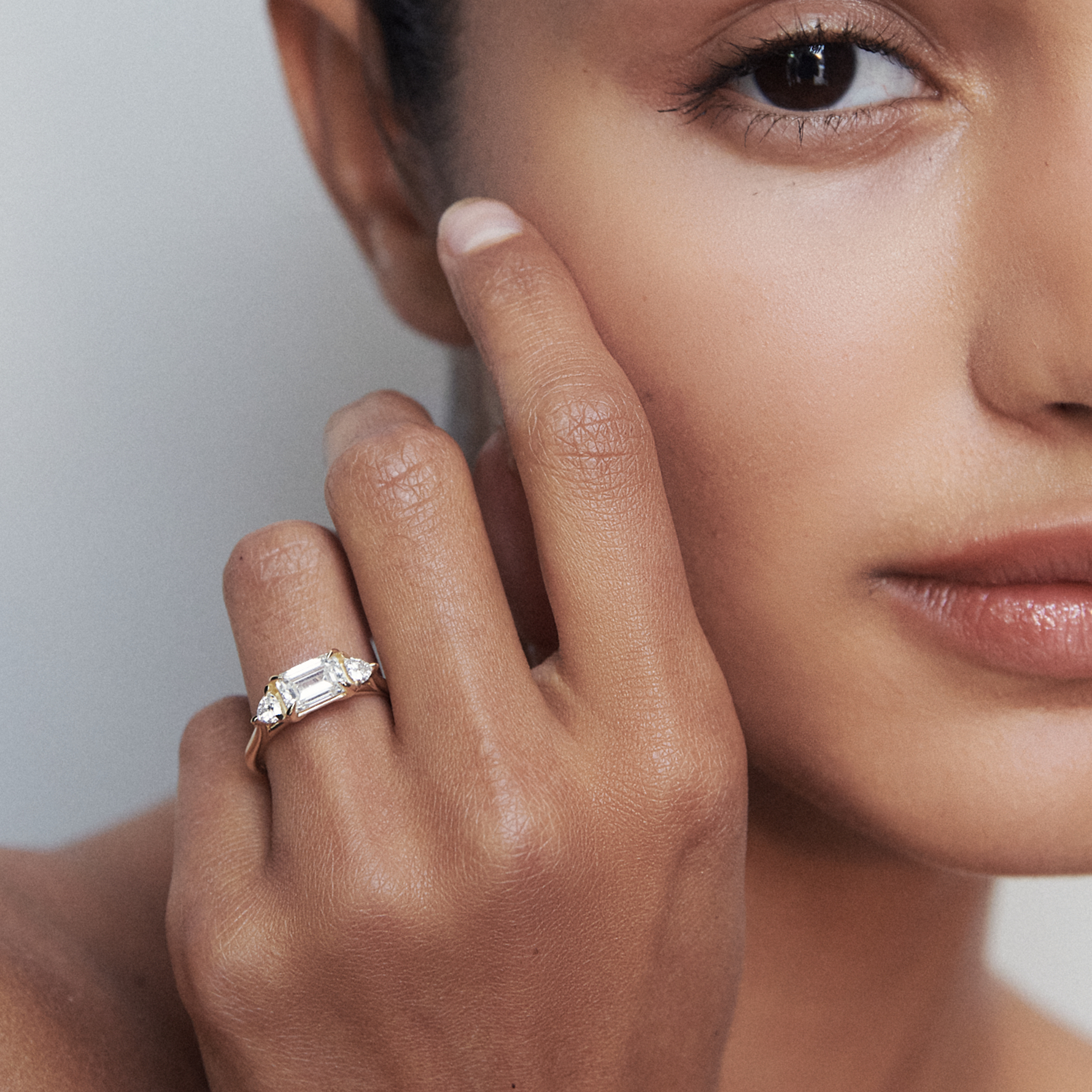 Round Halo, Pave & Split Shank Engagement Ring – 1.93 CT Lab Grown Diamond