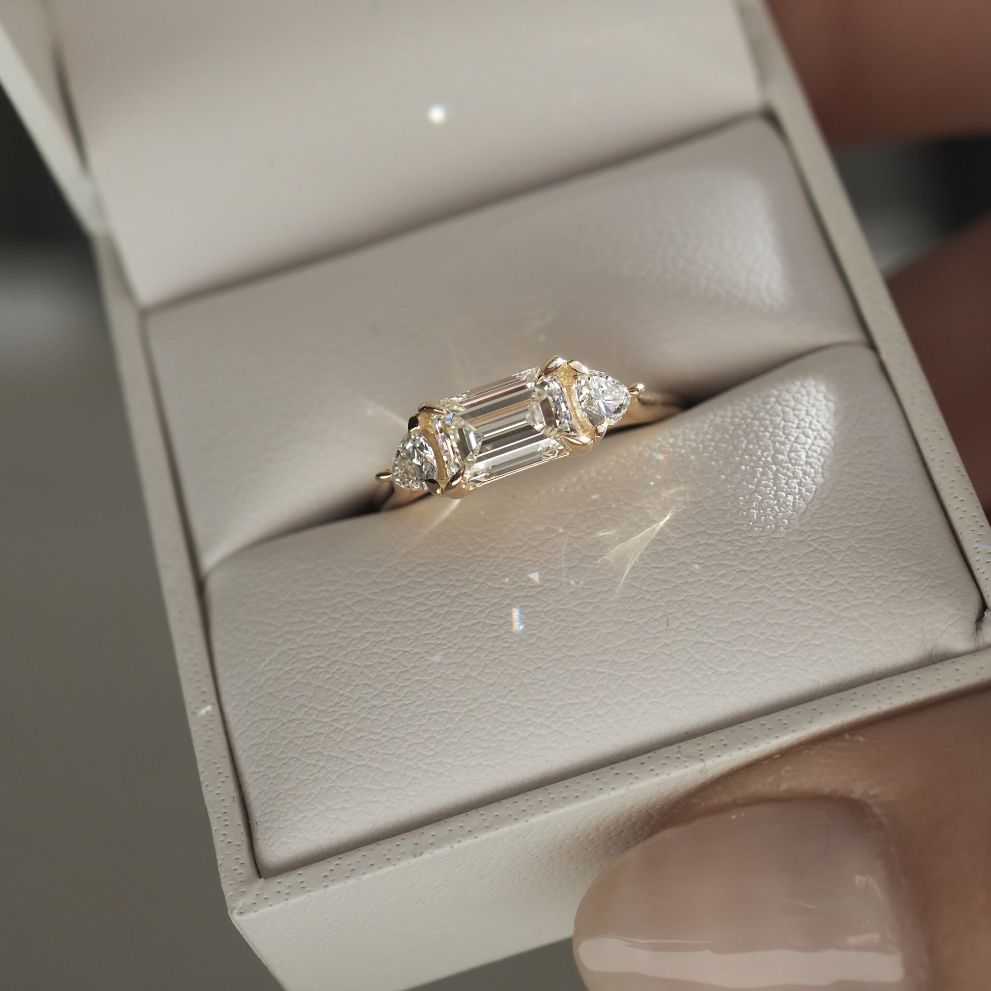 Round Halo, Pave & Split Shank Engagement Ring – 1.93 CT Lab Grown Diamond