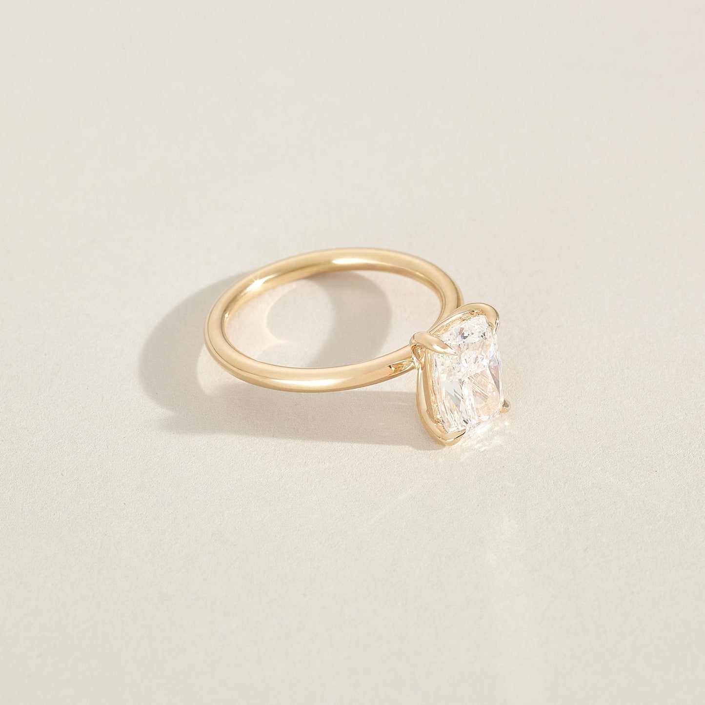 Round Halo, Pave & Split Shank Engagement Ring – 1.93 CT Lab Grown Diamond