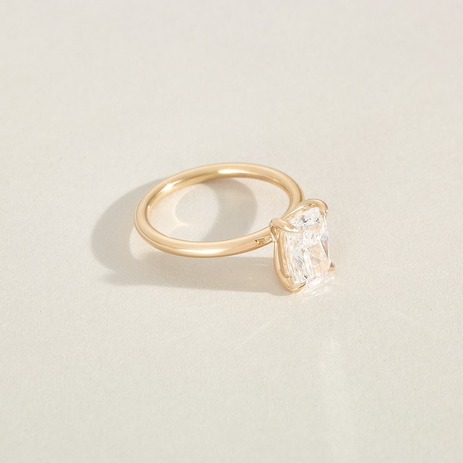 Round Halo, Pave & Split Shank Engagement Ring – 1.93 CT Lab Grown Diamond