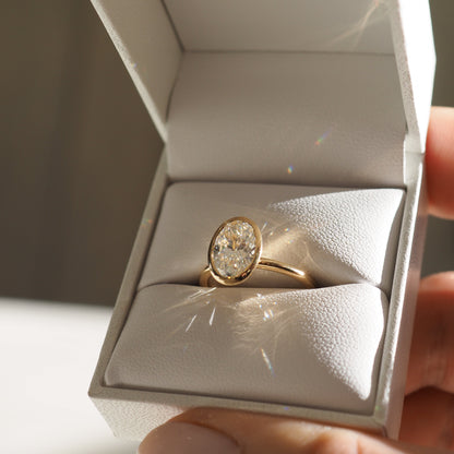 Round Halo, Pave & Split Shank Engagement Ring – 1.93 CT Lab Grown Diamond