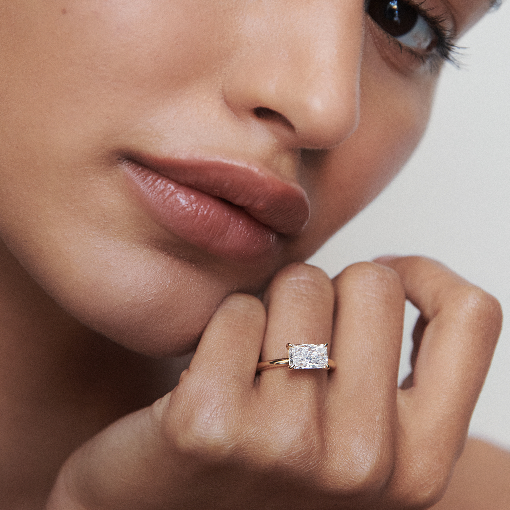 Round Halo, Pave & Split Shank Engagement Ring – 1.93 CT Lab Grown Diamond