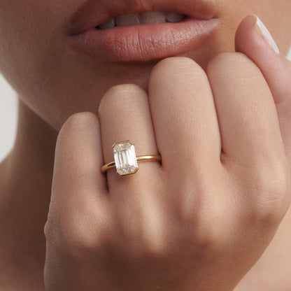 Round Halo, Pave & Split Shank Engagement Ring – 1.93 CT Lab Grown Diamond