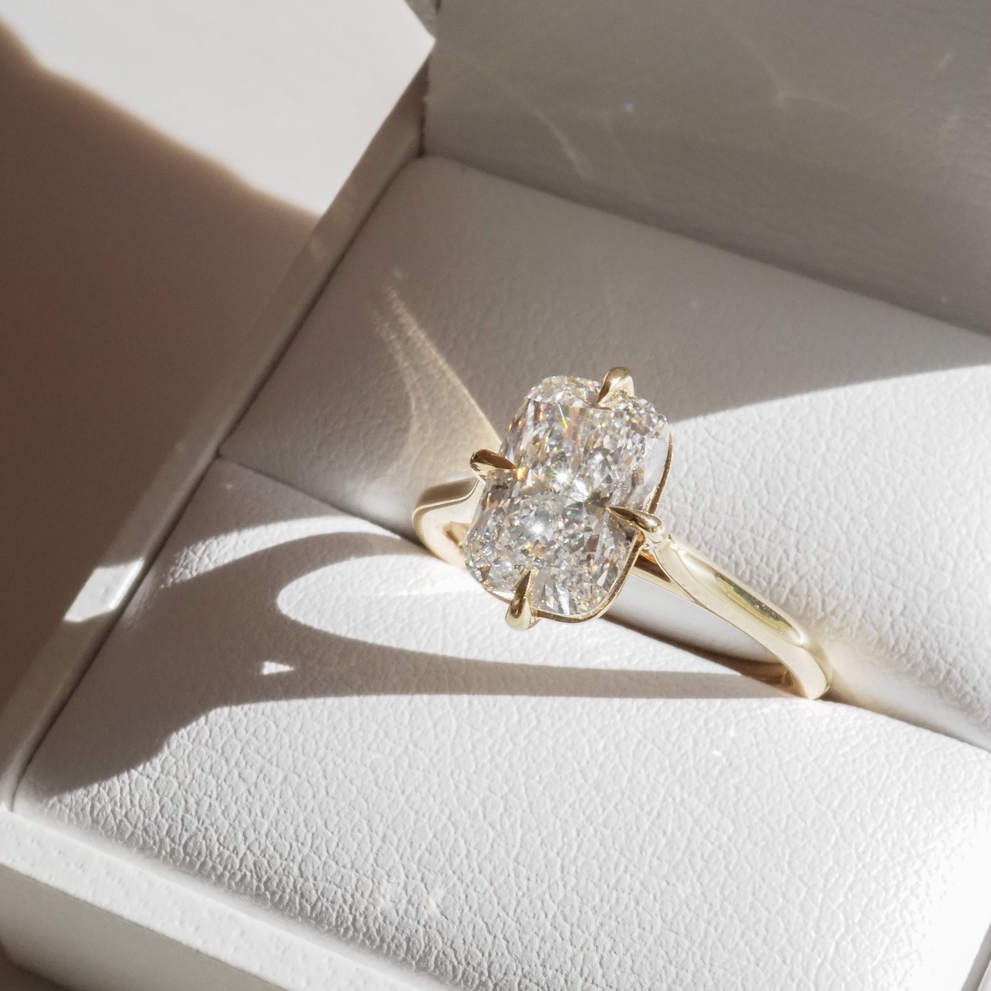 Round Halo, Pave & Split Shank Engagement Ring – 1.93 CT Lab Grown Diamond