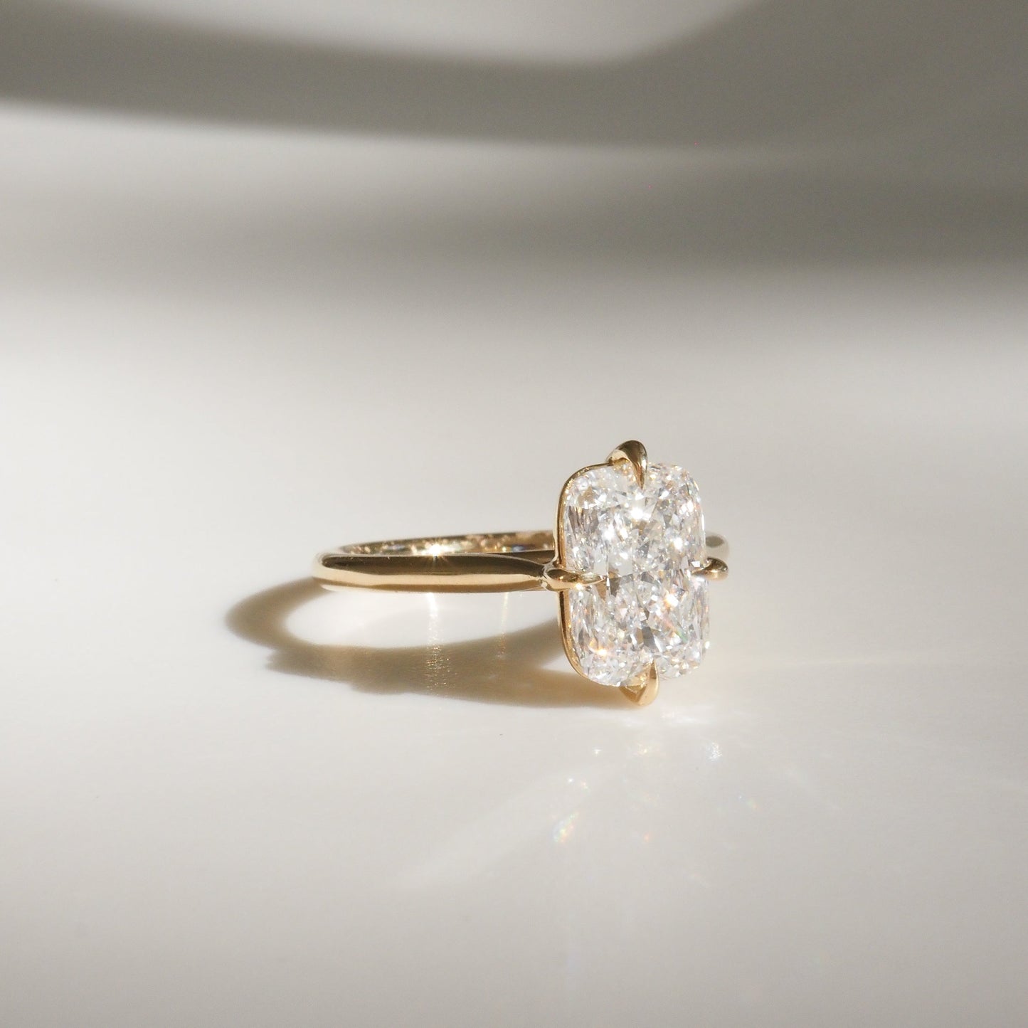 Round Halo, Pave & Split Shank Engagement Ring – 1.93 CT Lab Grown Diamond