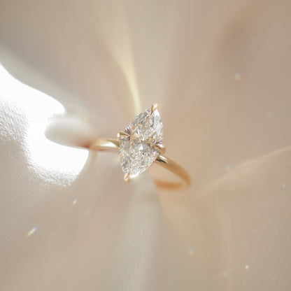Round Halo, Pave & Split Shank Engagement Ring – 1.93 CT Lab Grown Diamond