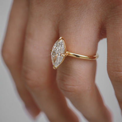 Round Halo, Pave & Split Shank Engagement Ring – 1.93 CT Lab Grown Diamond