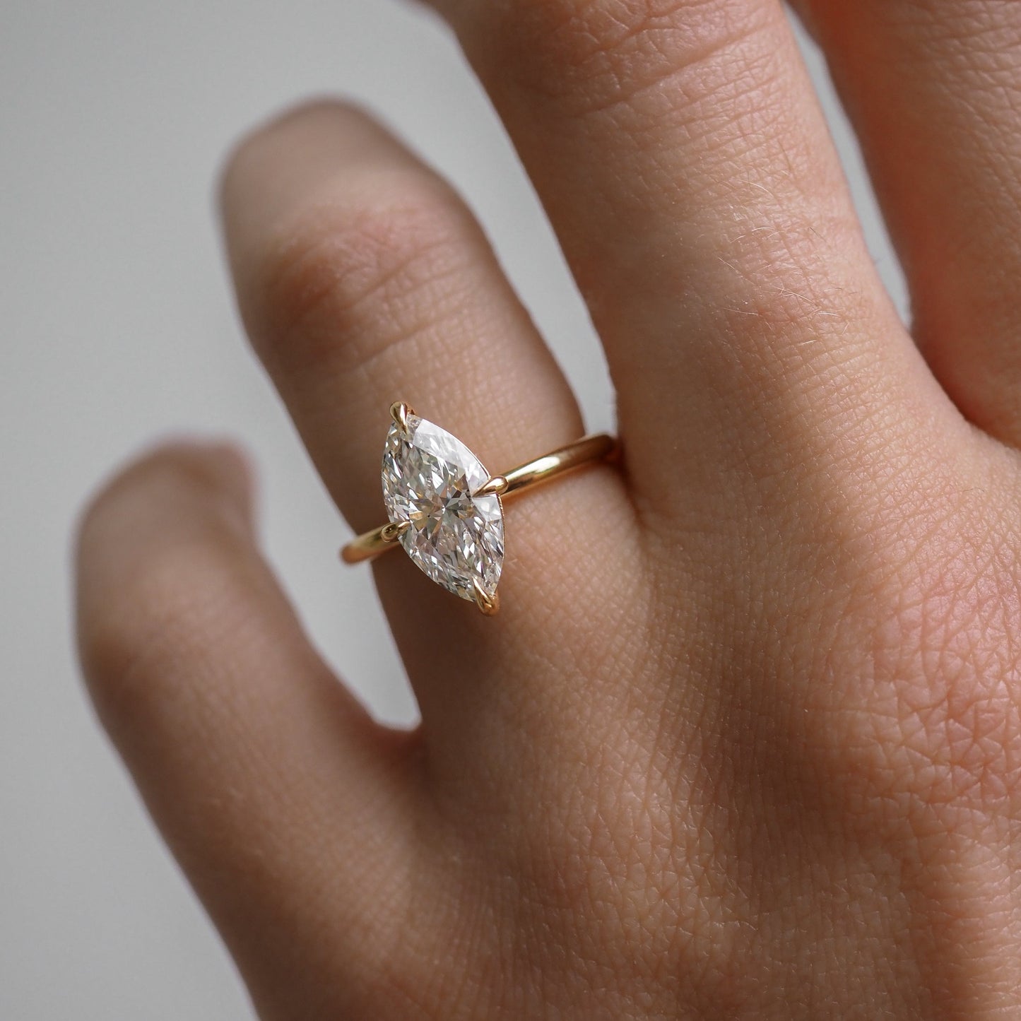 Round Halo, Pave & Split Shank Engagement Ring – 1.93 CT Lab Grown Diamond