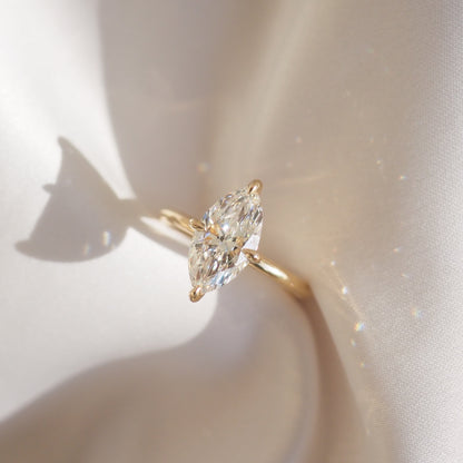 Round Halo, Pave & Split Shank Engagement Ring – 1.93 CT Lab Grown Diamond