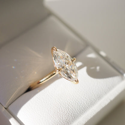 Round Halo, Pave & Split Shank Engagement Ring – 1.93 CT Lab Grown Diamond