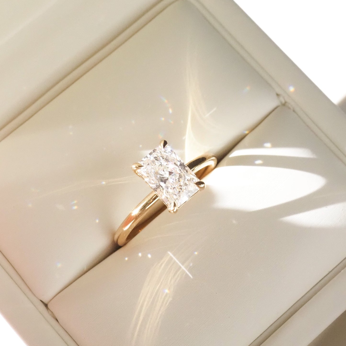 Round Halo, Pave & Split Shank Engagement Ring – 1.93 CT Lab Grown Diamond
