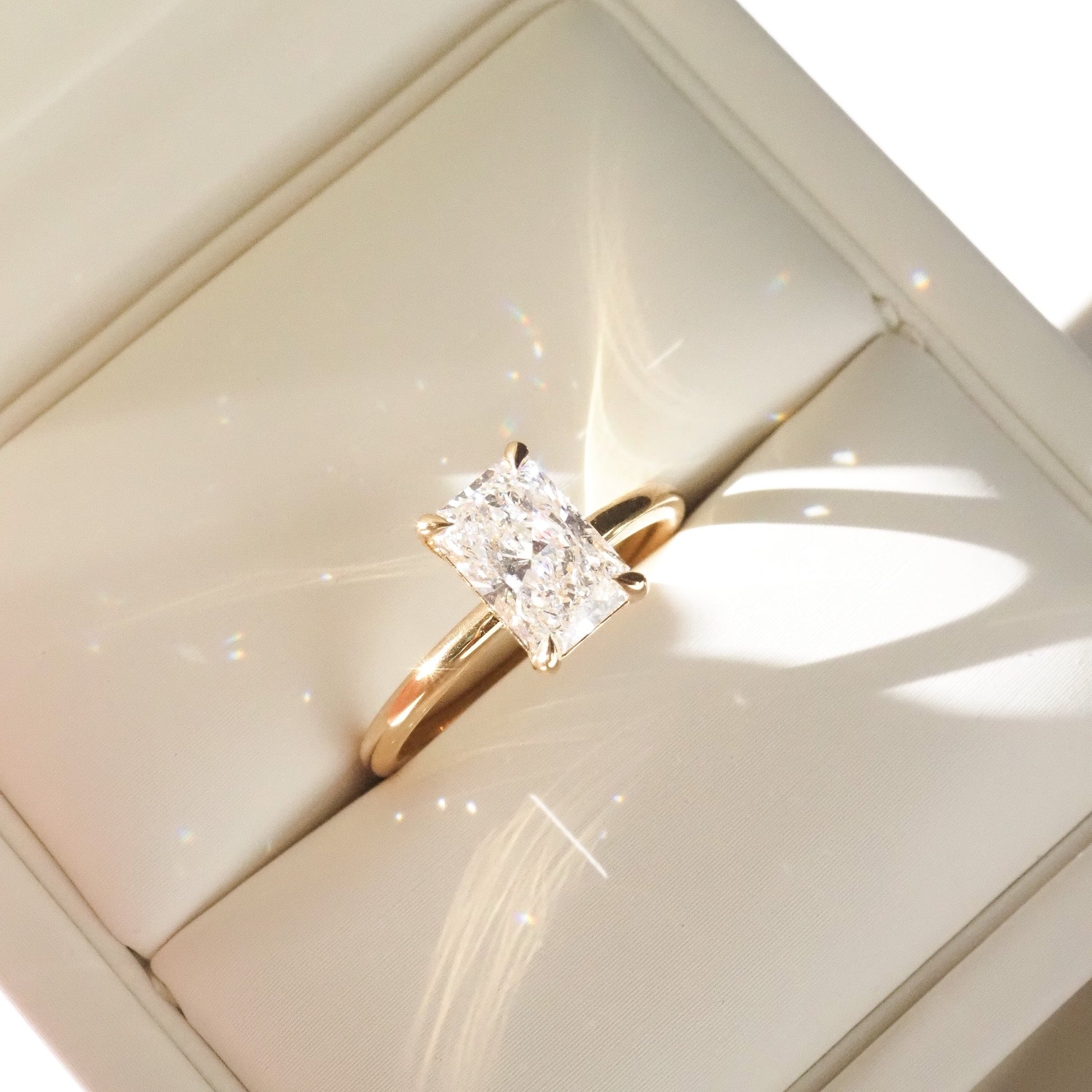 Round Halo, Pave & Split Shank Engagement Ring – 1.93 CT Lab Grown Diamond