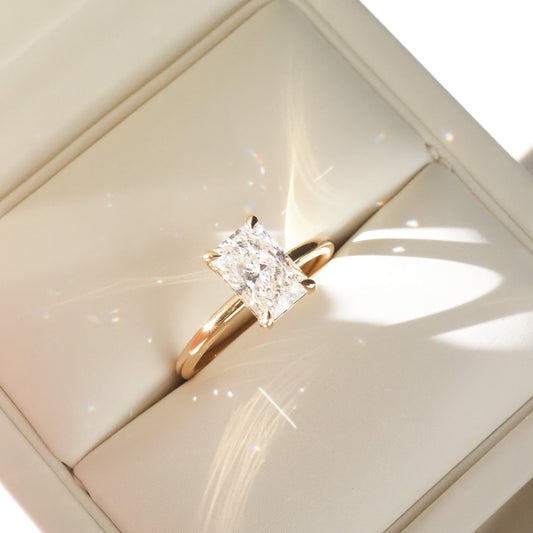 Round Halo, Pave & Split Shank Engagement Ring – 1.93 CT Lab Grown Diamond