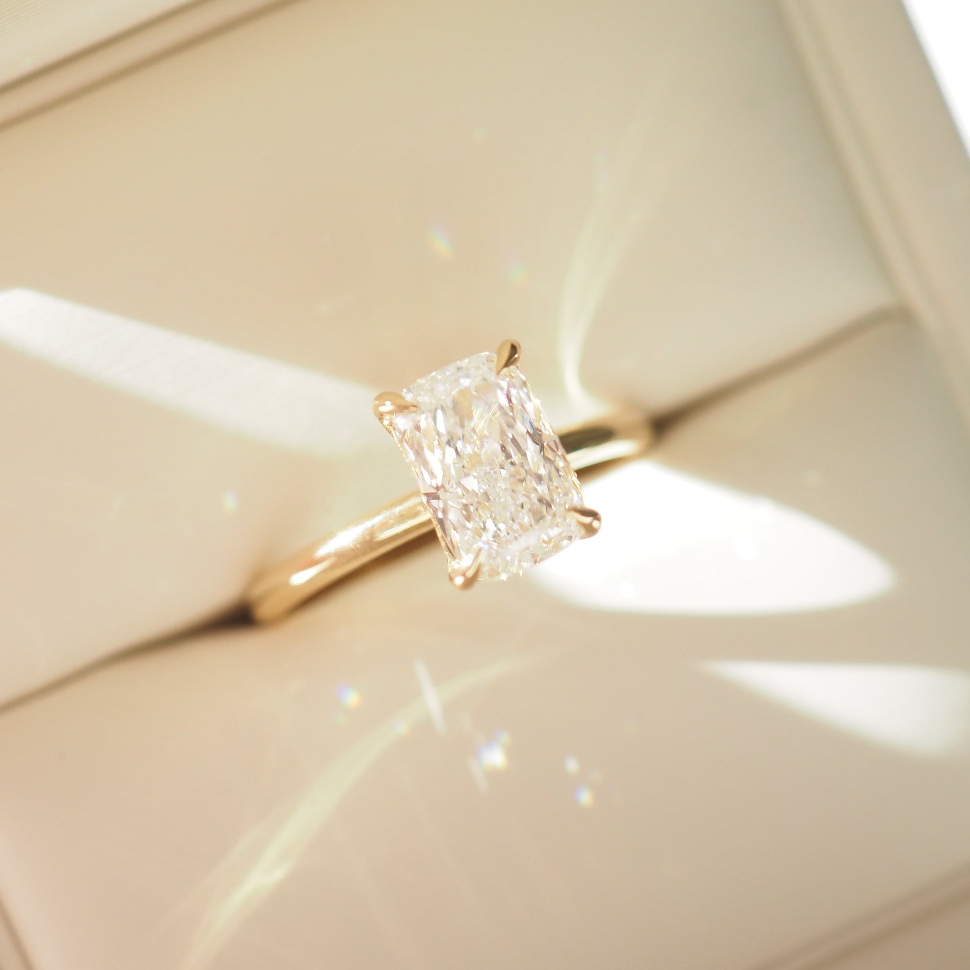 Round Halo, Pave & Split Shank Engagement Ring – 1.93 CT Lab Grown Diamond
