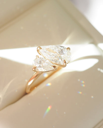 Round Halo, Pave & Split Shank Engagement Ring – 1.93 CT Lab Grown Diamond