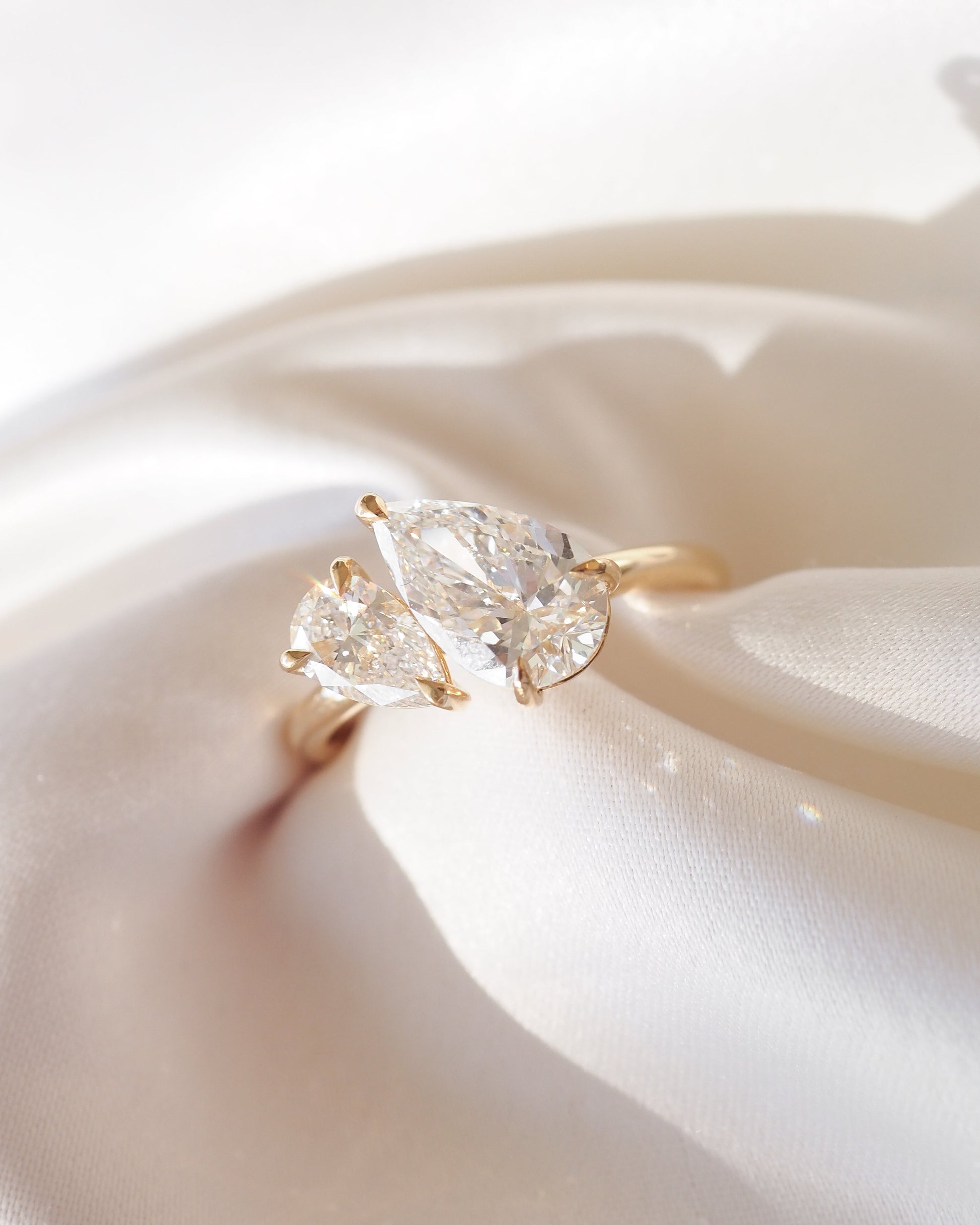 Round Halo, Pave & Split Shank Engagement Ring – 1.93 CT Lab Grown Diamond