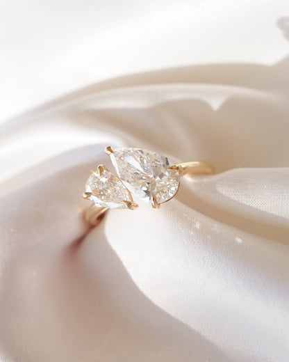 Round Halo, Pave & Split Shank Engagement Ring – 1.93 CT Lab Grown Diamond